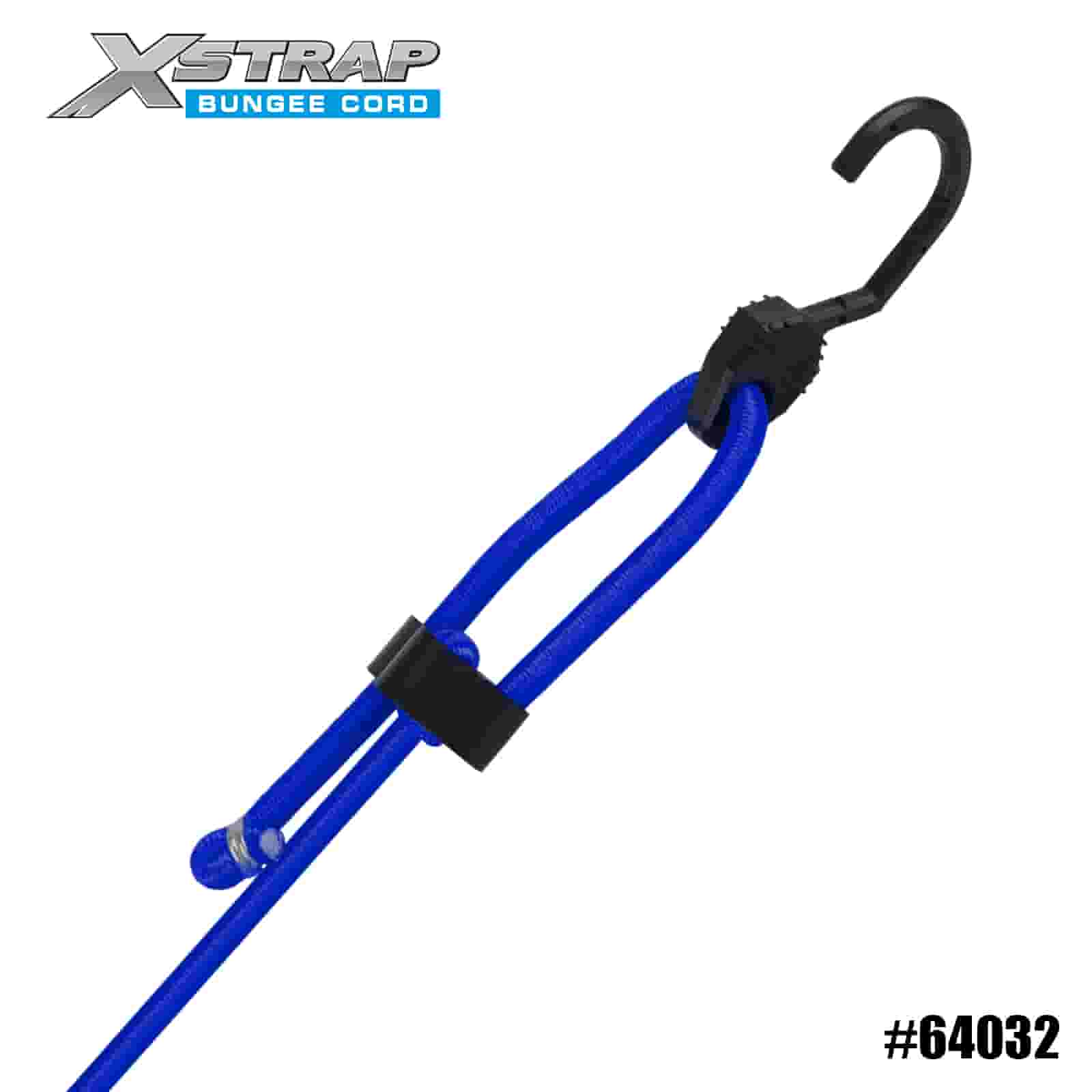 Xstrap 64032 3X সামঞ্জস্যযোগ্য বাঞ্জি কর্ড 8mm x 14”-20” 132-165lbs SWL